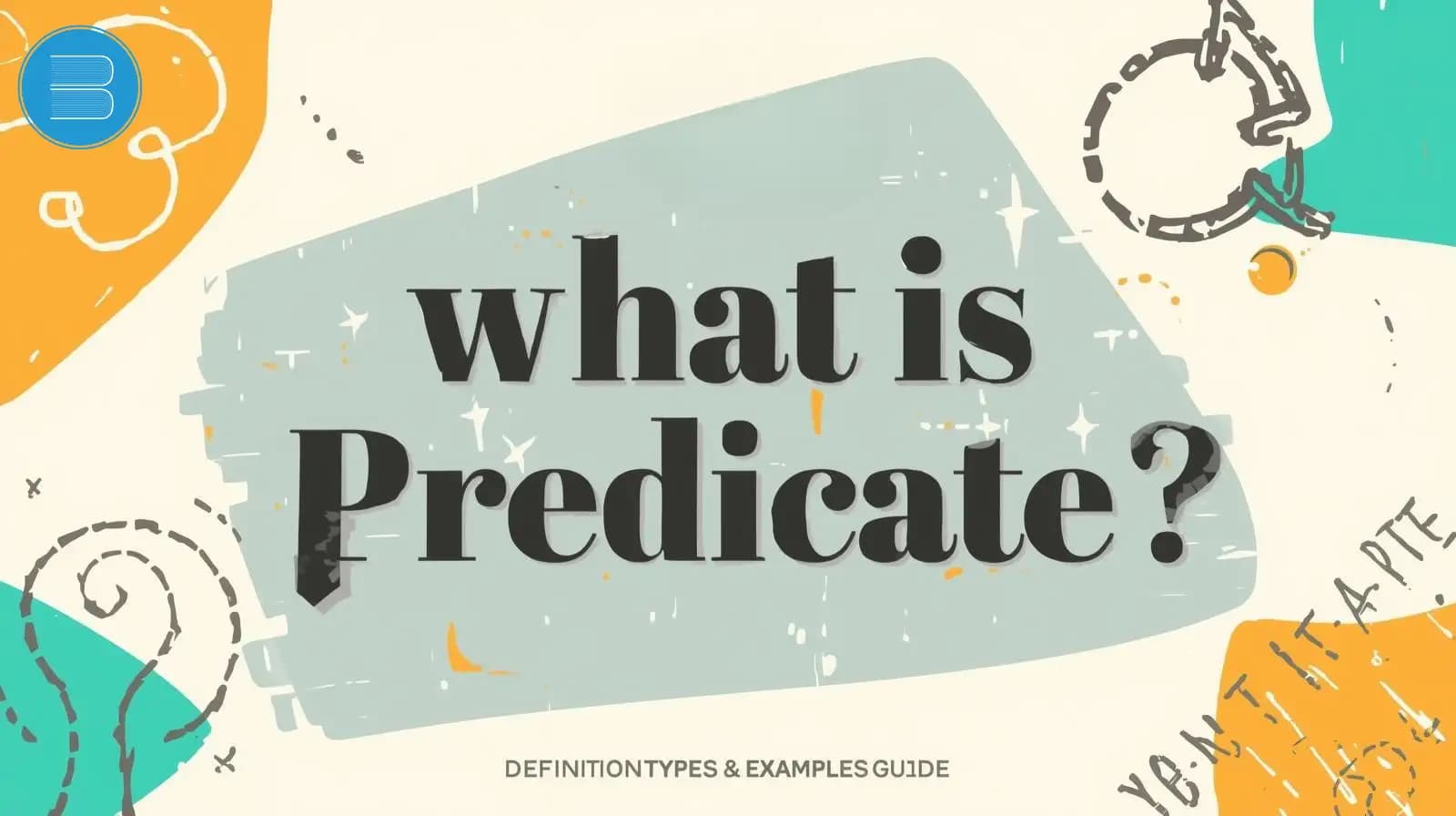 what is predicate in literature
