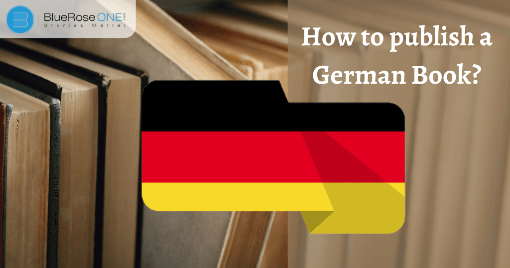 how to publish a German book - Blue