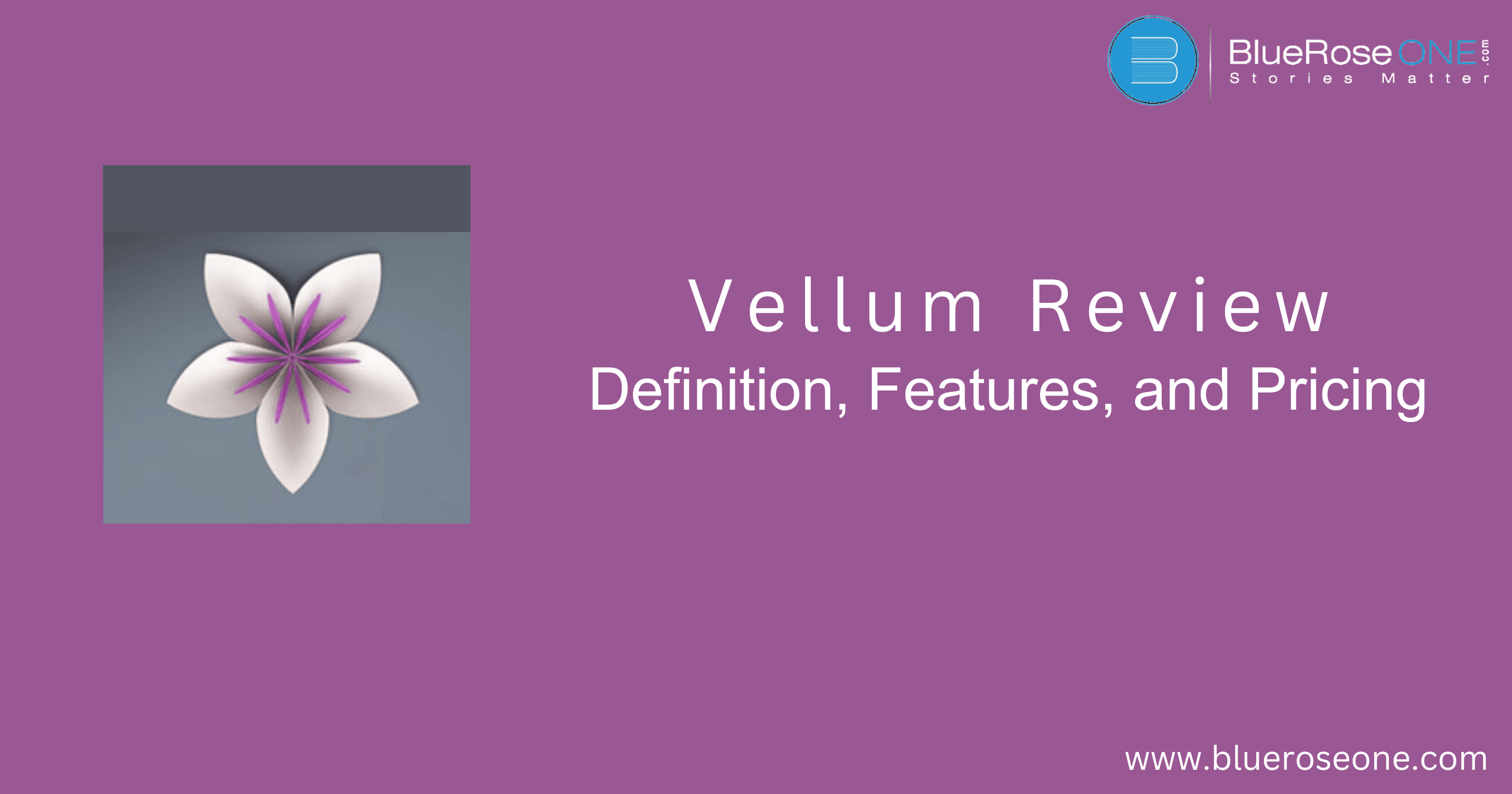 Vellum Review Definition, Features, and Pricing