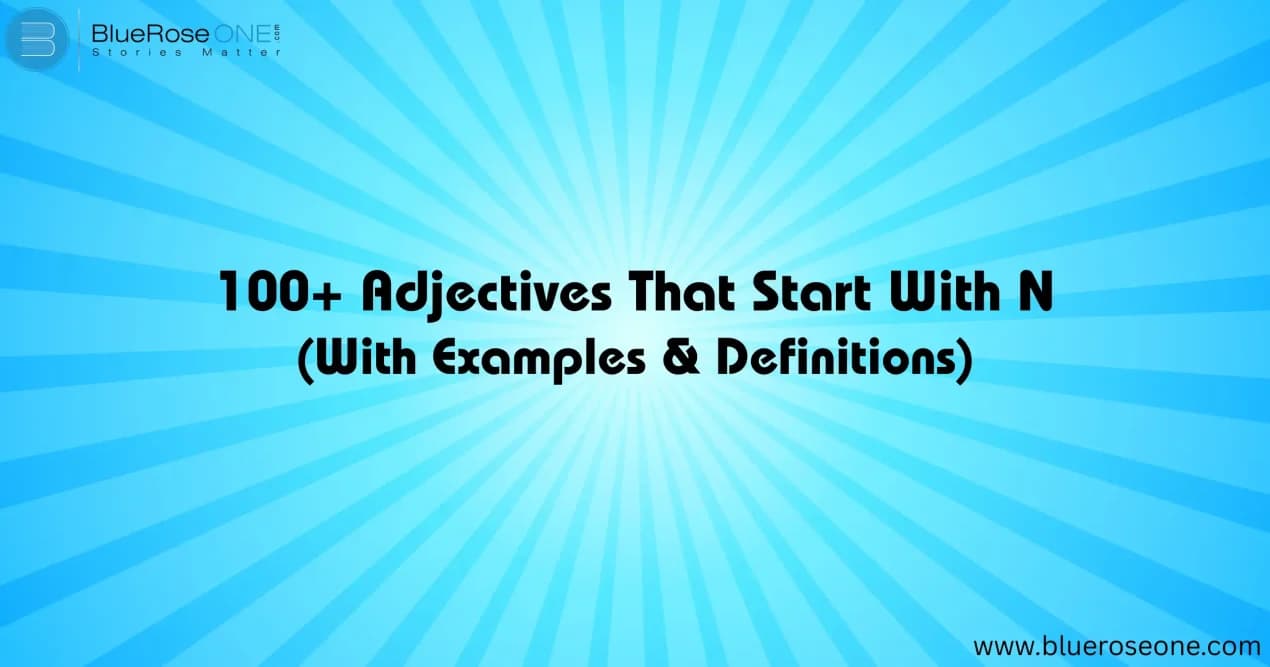 100+ Adjectives That Start With N (With Examples & Definitions)