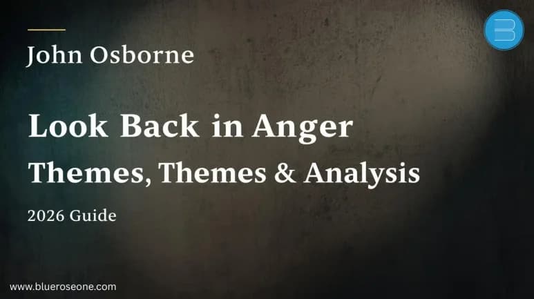 Look Back in Anger Summary